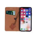 Etui skórzane Smart Pro do iPhone 14 Plus 6,7" brązowe