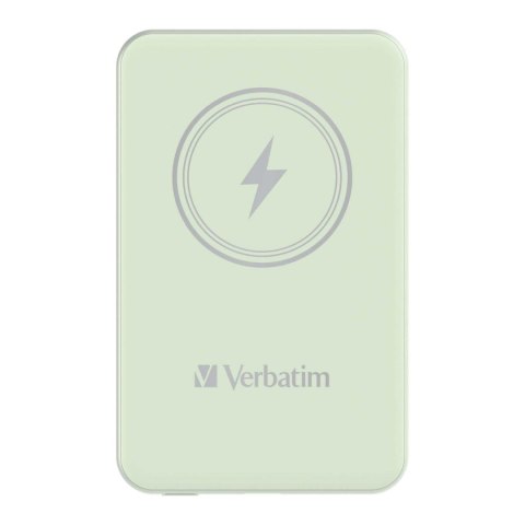 Powerbank Verbatim Charge 'n' Go Magnetic Wireless 10000mAh USB-C PD 3.0 Green Powerbank Verbatim Charge 'n' Go Magnetic Wireless 10000mAh USB-C PD 3.0 Green