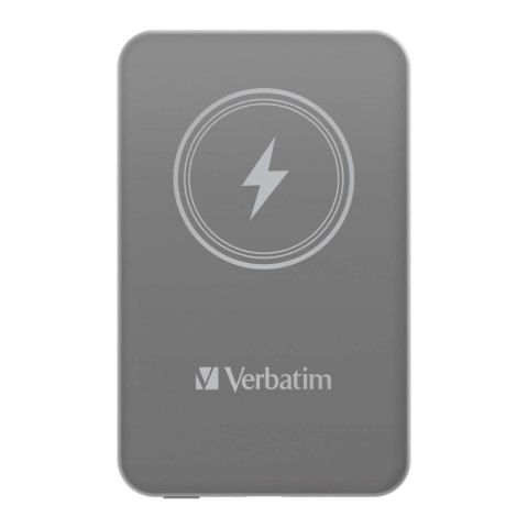 Powerbank Verbatim Charge 'n' Go Magnetic Wireless 10000mAh USB-C PD 3.0 Grey Powerbank Verbatim Charge 'n' Go Magnetic Wireless 10000mAh USB-C PD 3.0 Grey