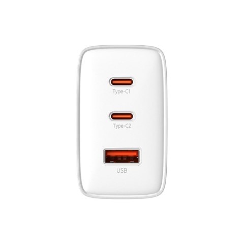 Baseus ładowarka sieciowa Cube Pro PD 65W 2x USB-C 1x USB biała Baseus ładowarka sieciowa Cube Pro PD 65W 2x USB-C 1x USB biała