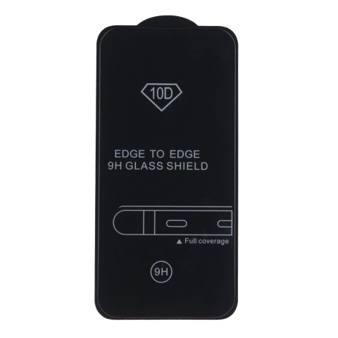 Szkło hartowane 10D do iPhone 16 6,1" czarna ramka Szkło hartowane 10D do iPhone 16 6,1" czarna ramka