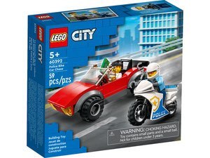 LEGO 60392 City - Motocykl policyjny pościg - za samochodem LEGO 60392 City - Motocykl policyjny pościg - za samochodem