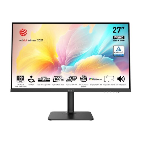 Monitor MSI 27" Modern MD272QXP HDMI DP USB-C głośniki