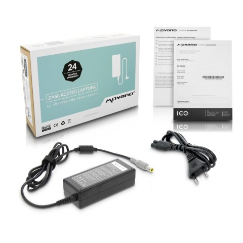 Zasilacz Movano 20v 3.25a (8.0x5.5 pin) 65W do Lenovo Zasilacz Movano 20v 3.25a (8.0x5.5 pin) 65W do Lenovo
