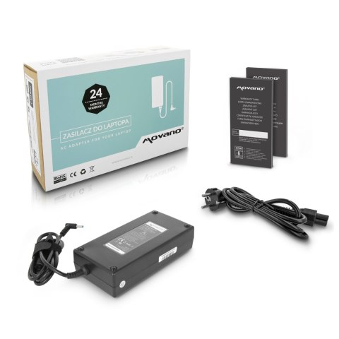 Zasilacz Movano 19.5v 10.3a (4.5x3.0 pin) 200W do HP Zasilacz Movano 19.5v 10.3a (4.5x3.0 pin) 200W do HP