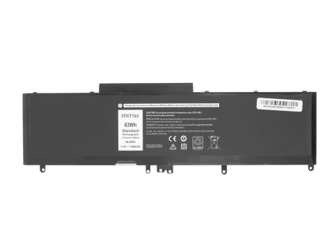 Bateria Mitsu do Dell Latitude E5570 (5500mAh) - 11.4V Bateria Mitsu do Dell Latitude E5570 (5500mAh) - 11.4V