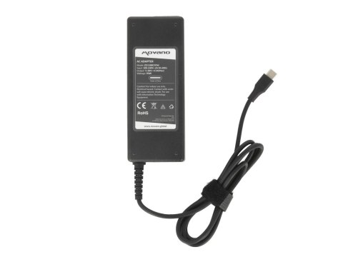 Zasilacz Movano 90W USB type C USB-C (black) Zasilacz Movano 90W USB type C USB-C (black)