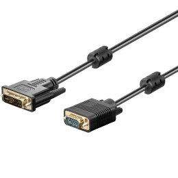 Kabel DVI - VGA Akyga AK-AV-03 DVI-I M (24+5) - VGA (M) 1,8m czarny