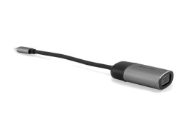 Kabel adapter Verbatim USB type-C(M) - VGA(F) 0,1m czarno-srebrny