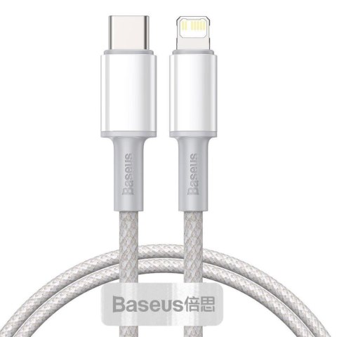 Kabel przewód USB-C / Typ-C - Lightning / iPhone 200cm Baseus CATLGD-A02 z obsługą szybkiego ładowania 20W PD