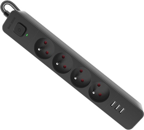 Listwa zasilająca Defender SFS 133 1,5 m, 4 gniazda, 3x USB Listwa zasilająca Defender SFS 133 1,5 m, 4 gniazda, 3x USB