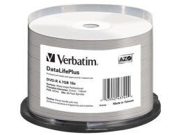 DVD-R Verbatim 4.7GB X16 AZO DL+ printable NO ID (50 Cake)