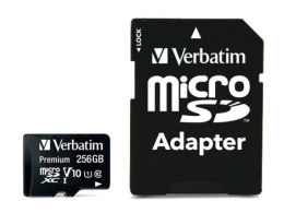 Karta pamięci Micro SDXC Verbatim 256GB Class 10 UHS-1 + adapter SD