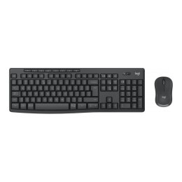 Zestaw bezprzewodowy klawiatura + mysz Logitech MK370 Combo for Business grafitowy