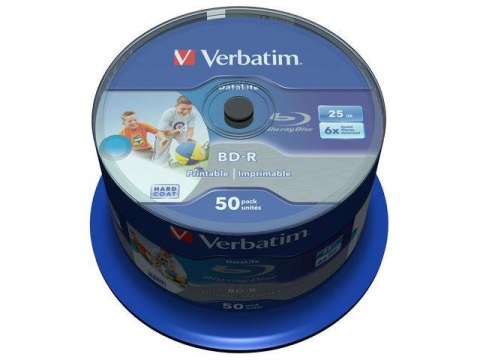BD-R Verbatim 25GB X6 printable Datalife (Cake 50) BD-R Verbatim 25GB X6 printable Datalife (Cake 50)