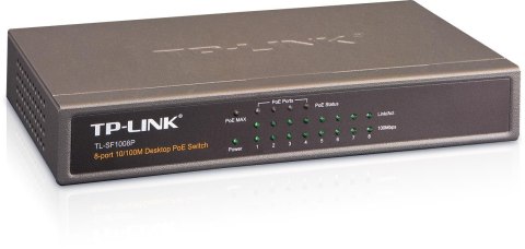 Switch niezarządzalny TP-Link TL-SF1008P 8x10/100, 4xPoE Switch niezarządzalny TP-Link TL-SF1008P 8x10/100, 4xPoE